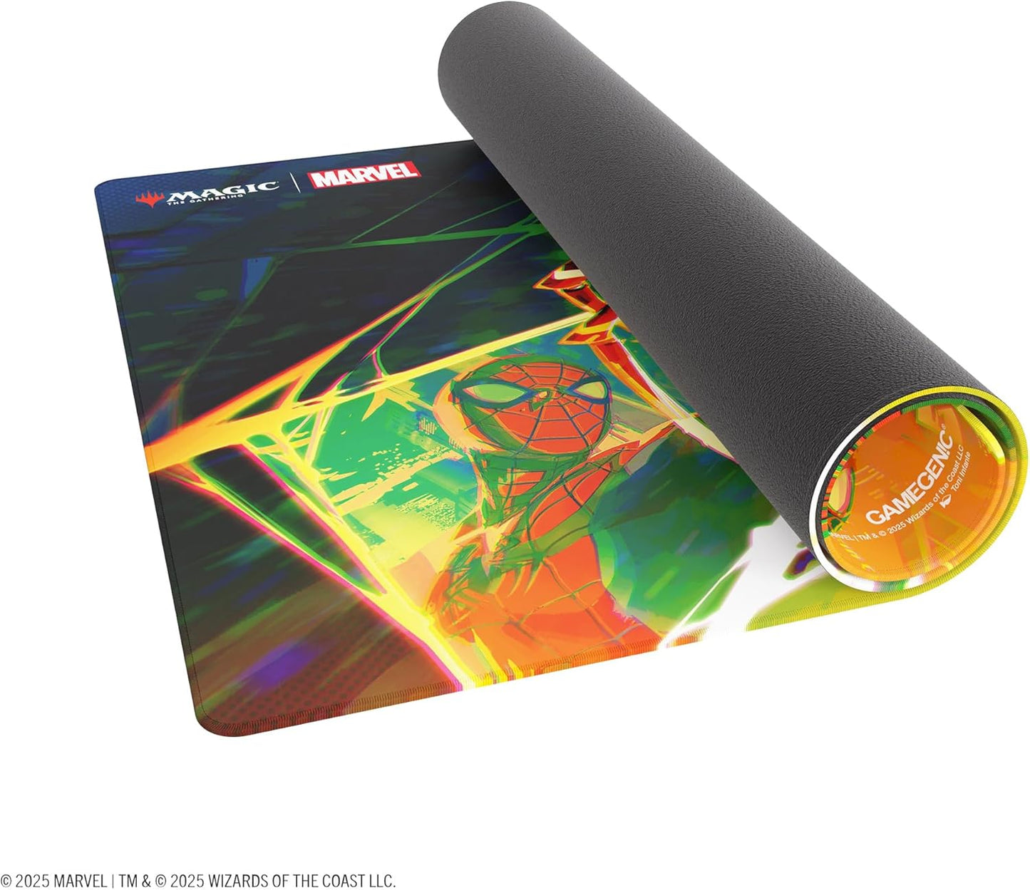 Gamegenic Magic: The Gathering Marvel's Spider-Man Spider Prime PLAYMAT - Premium 61x35cm Game Mat with Cushioning, Anti-Slip Back & Flat Stitching, Official MTG Accessory