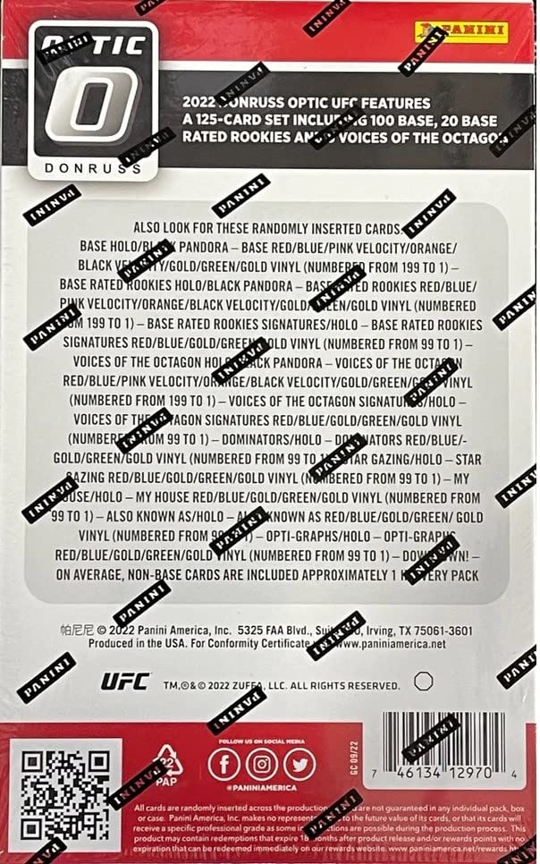 2022 Panini Donruss Optic UFC Hobby Box