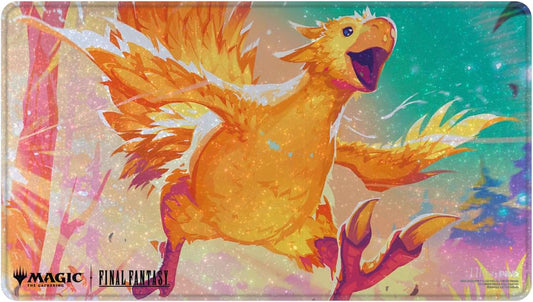 Ultra Pro Final Fantasy x Universes Beyond Traveling Chocobo (Golden) Holofoil Playmat for Magic: The Gathering
