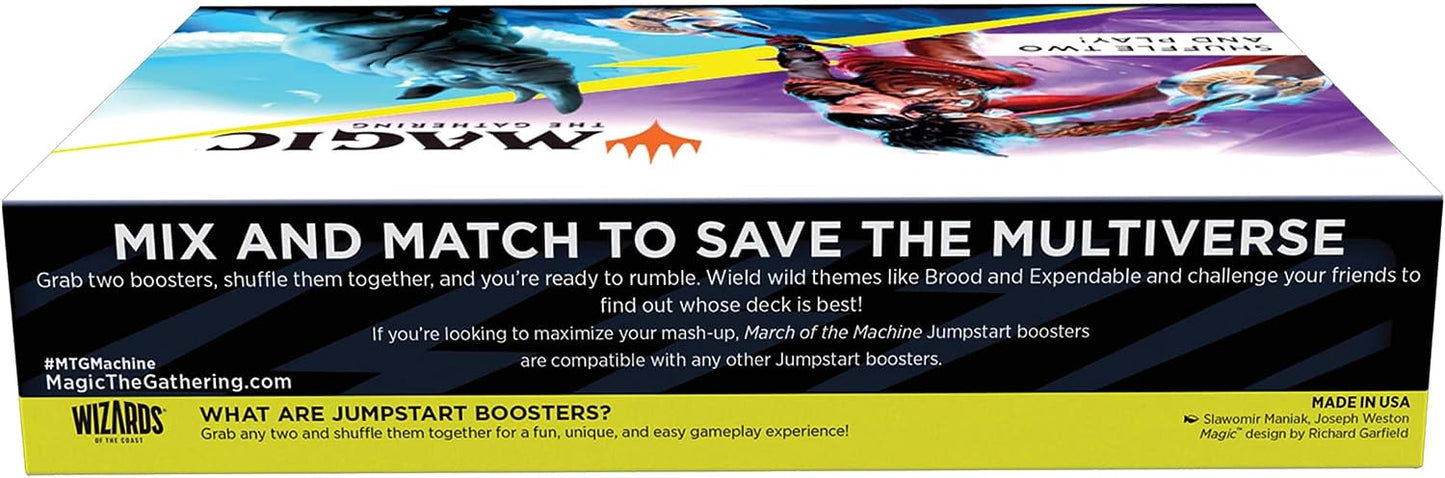 Magic: The Gathering March of the Machine Jumpstart Booster Box | 18 Packs (360 Magic Cards)