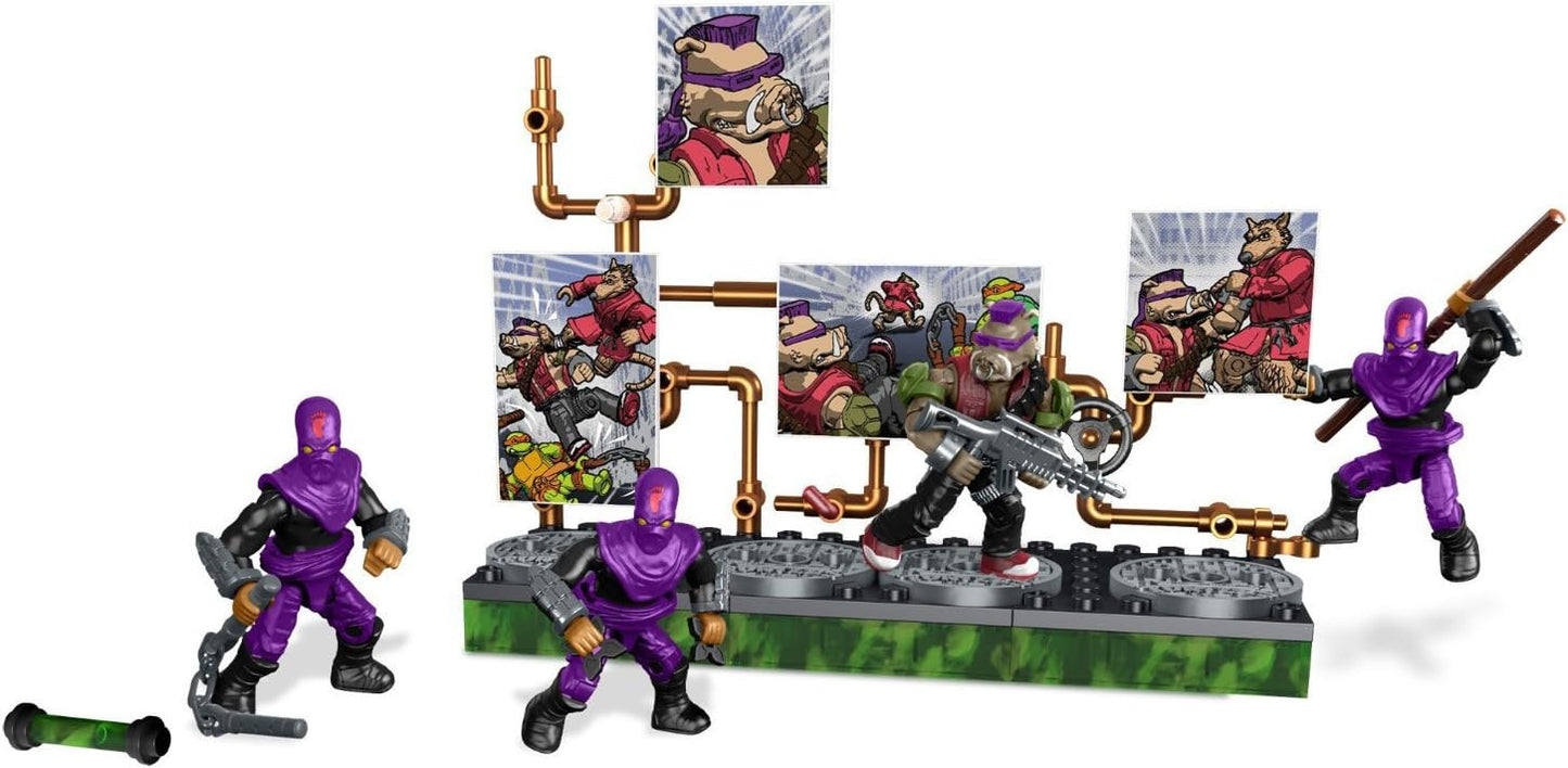 Mega Construx Teenage Mutant Ninja Turtles Collectors Bebop Villain Pack