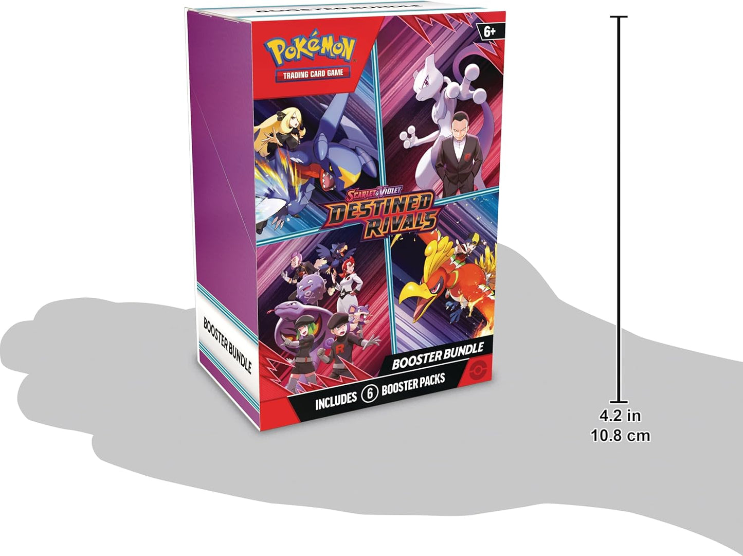 Pokemon TCG: Scarlet & Violet - Destined Rivals Booster Bundle - 6 Packs - Presale Ships 05/30/2025