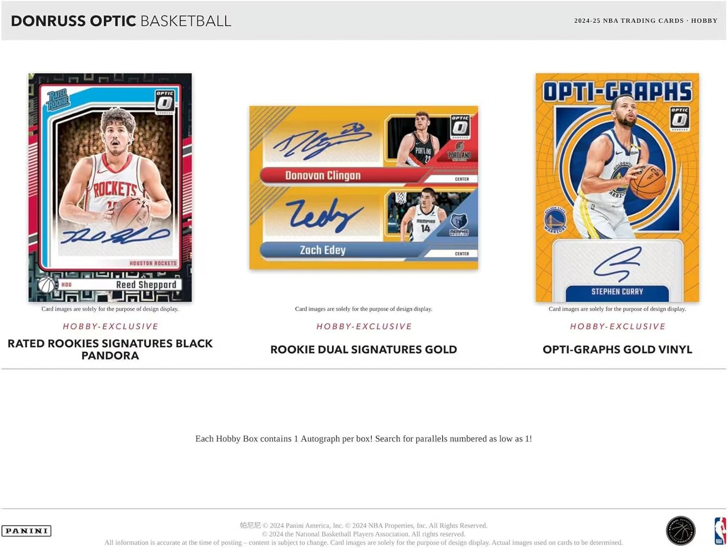 2024-25 Panini Donruss Optic Basketball Fast Break Box
