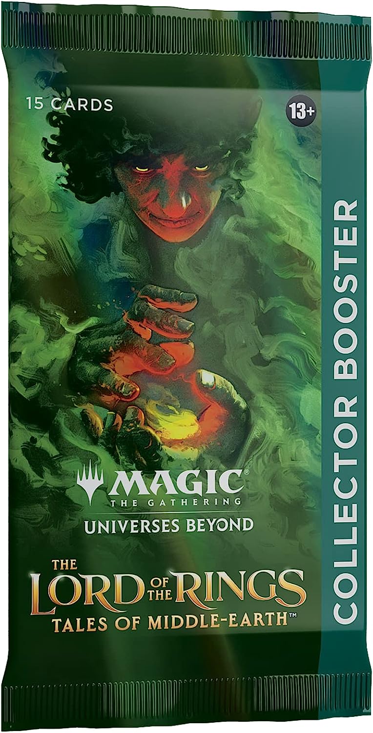 Magic: The Gathering The Lord of The Rings: Tales of Middle-Earth Collector Booster Box - 12 Packs + 1 Box Topper Card
