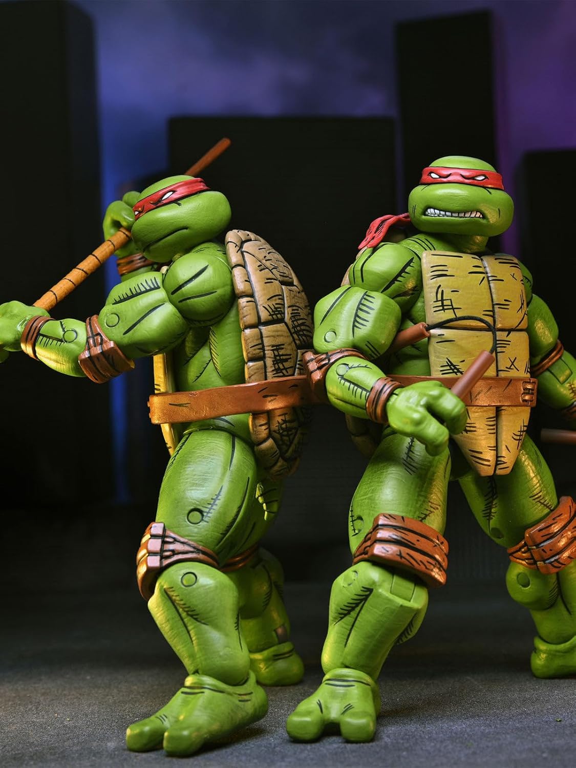 Leonardo, Raphael, Michelangelo & Donatello 4-Pack - 7" Action Figurine - Teenage Mutant Ninja Turtles: Mirage Comics - NECA Collectibles