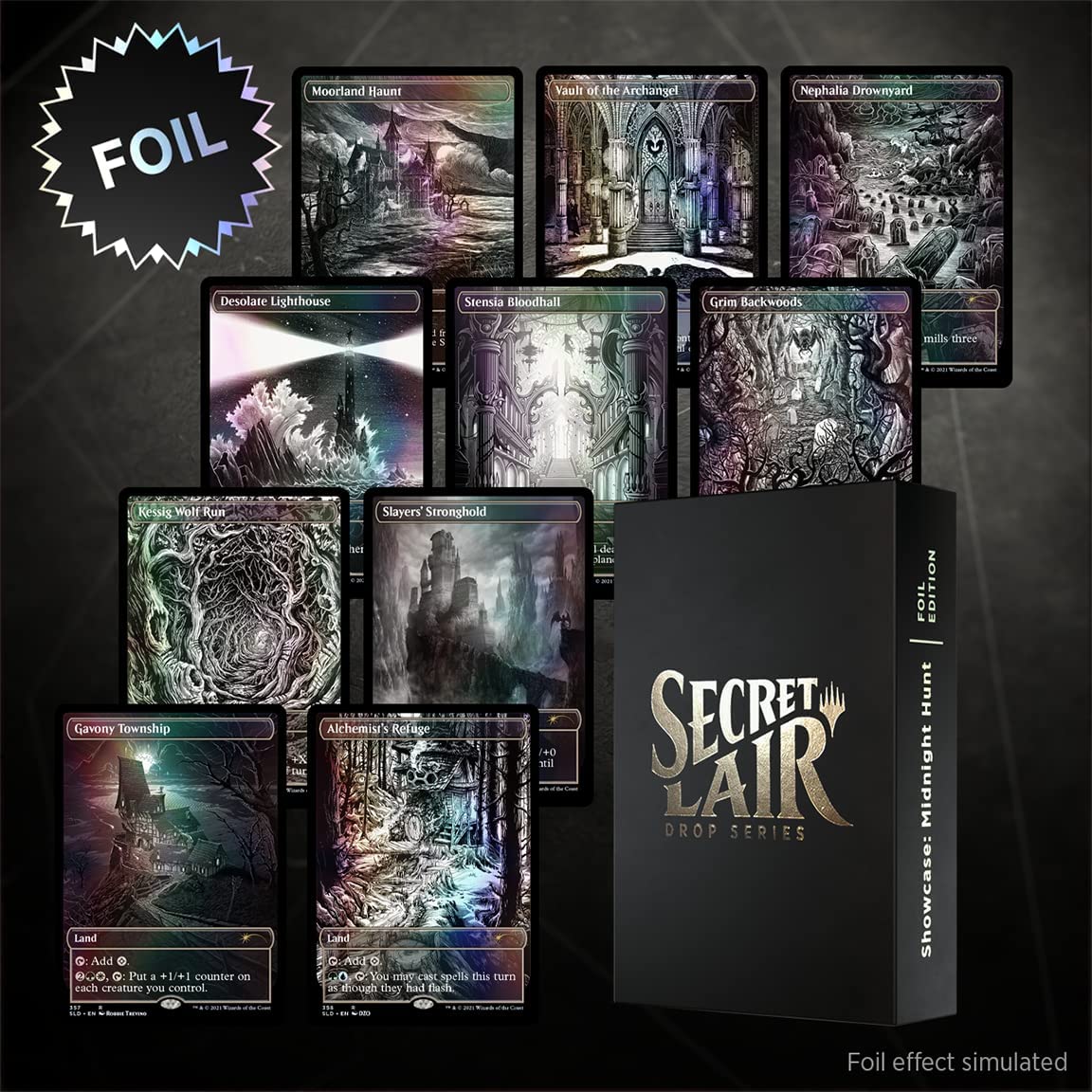 Magic: The Gathering Secret Lair - Premium Foil Edition - Showcase: Midnight Hunt