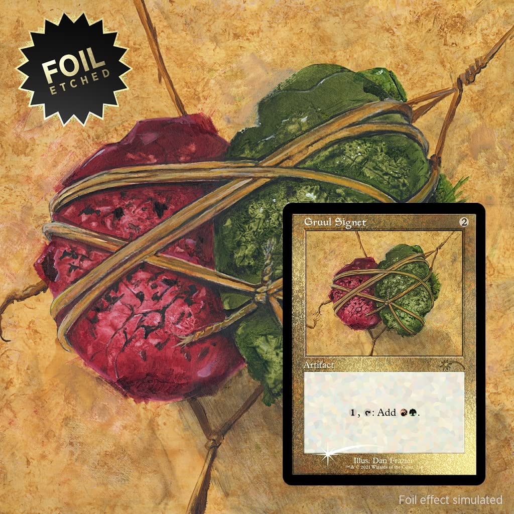 Magic TCG Magic: The Gathering Secret Lair Etched Foil: MTG All Natural Totally Refreshing Dan Frazier is Back Allied Signets