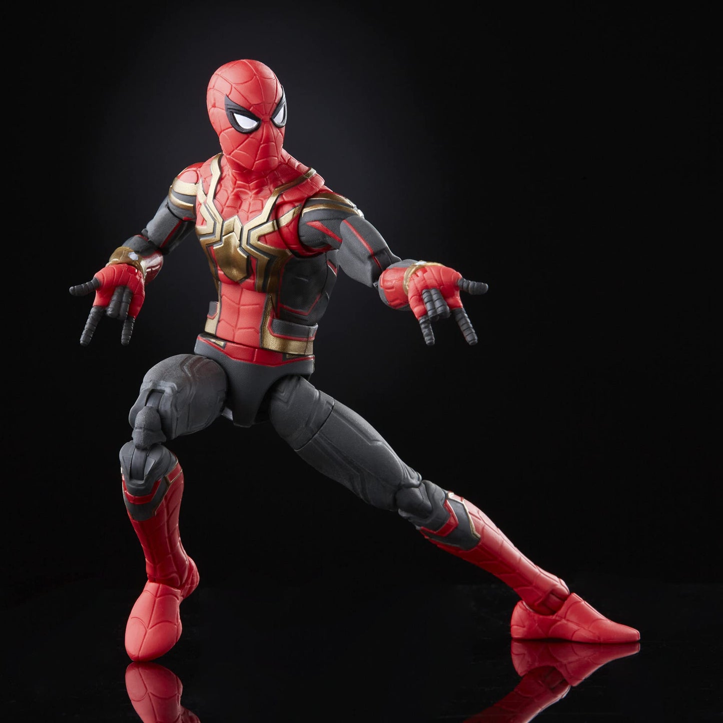 Spider-Man Marvel Legends Series Integrated Suit 6-inch Collectible Action Figure Toy, 2 Accessories