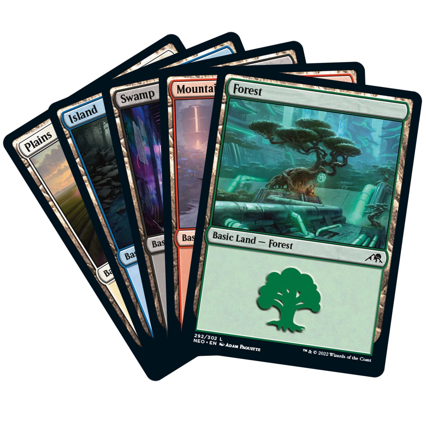 Magic The Gathering Kamigawa: Neon Dynasty Bundle | 8 Set Boosters + Accessories