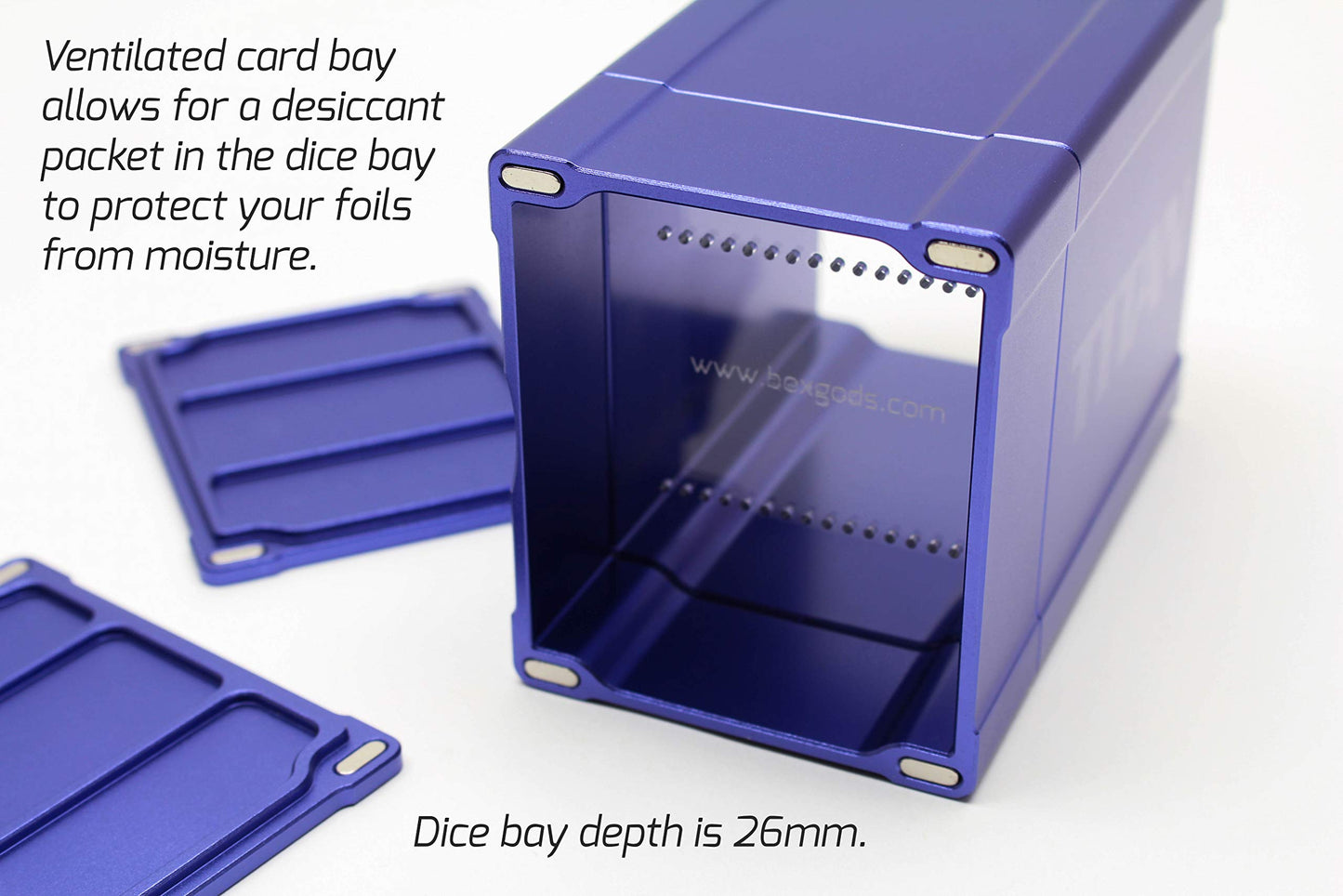 Purple Satin Titan Solid Box Gods Premium High Strength Deck Box Case Protector