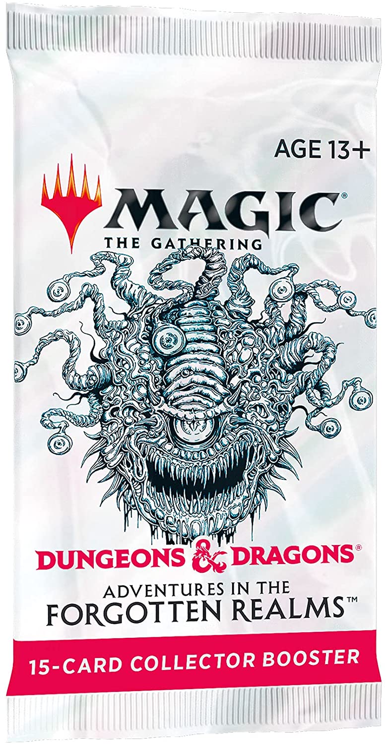 Magic: The Gathering Collector Booster Pack Lot - Adventures in The Forgotten Realms - 3 Packs