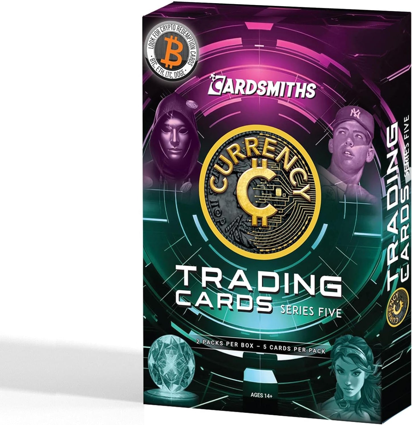 Currency Series 5 Trading Cards Collector Box | 2 Packs