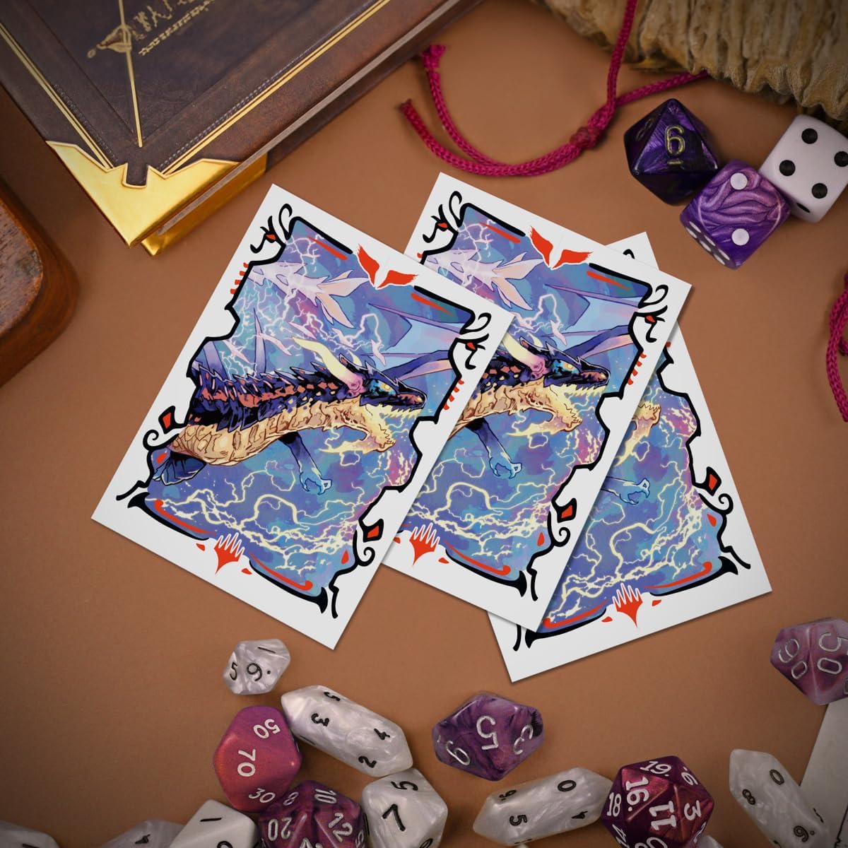 Ultra PRO - Tarkir Dragonstorm Neriv, The Storm Front 105ct APEX Deck Protector™ Sleeves for Magic: The Gathering