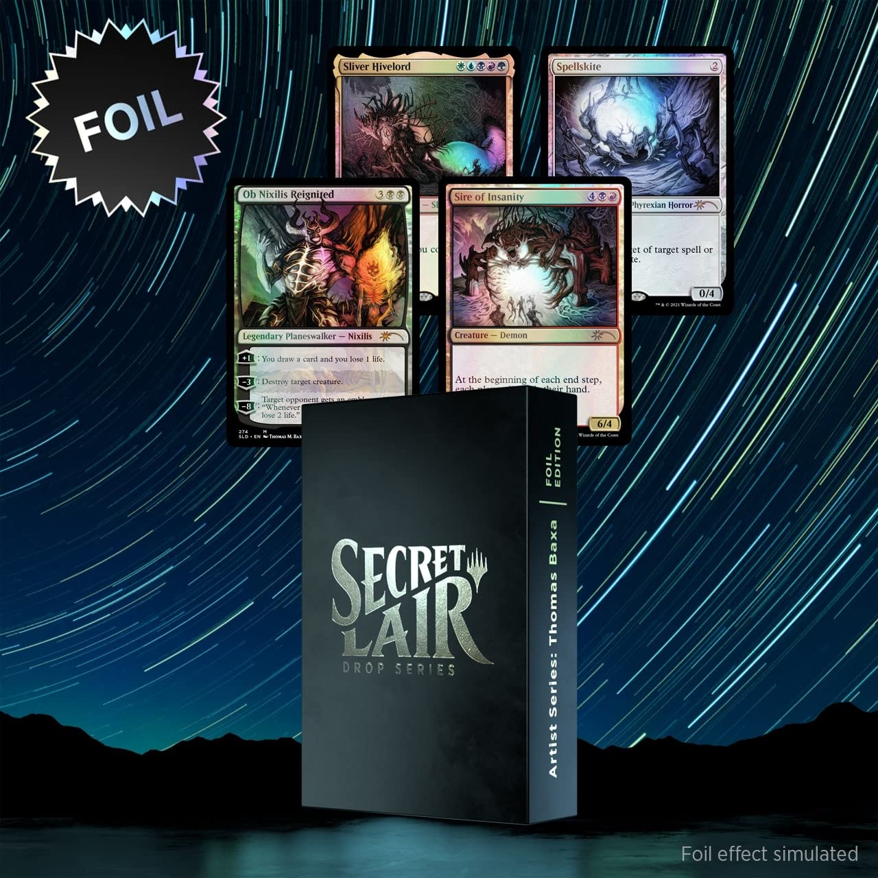Magic TCG Magic: The Gathering Secret Lair Premium Foil: MTG Artist Series Thomas Baxa