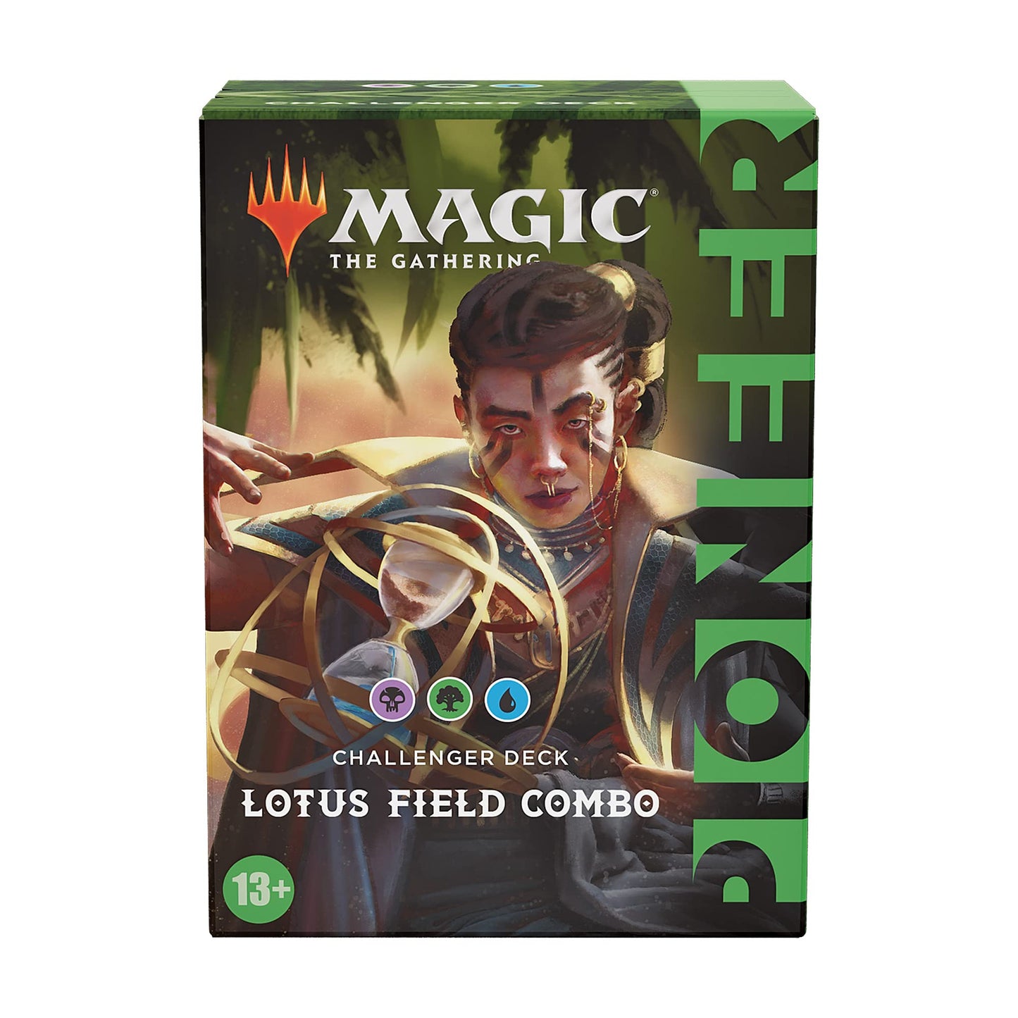 Magic: The Gathering Pioneer Challenger Deck 2021 Lotus Field Combo (Black-Green-Blue)