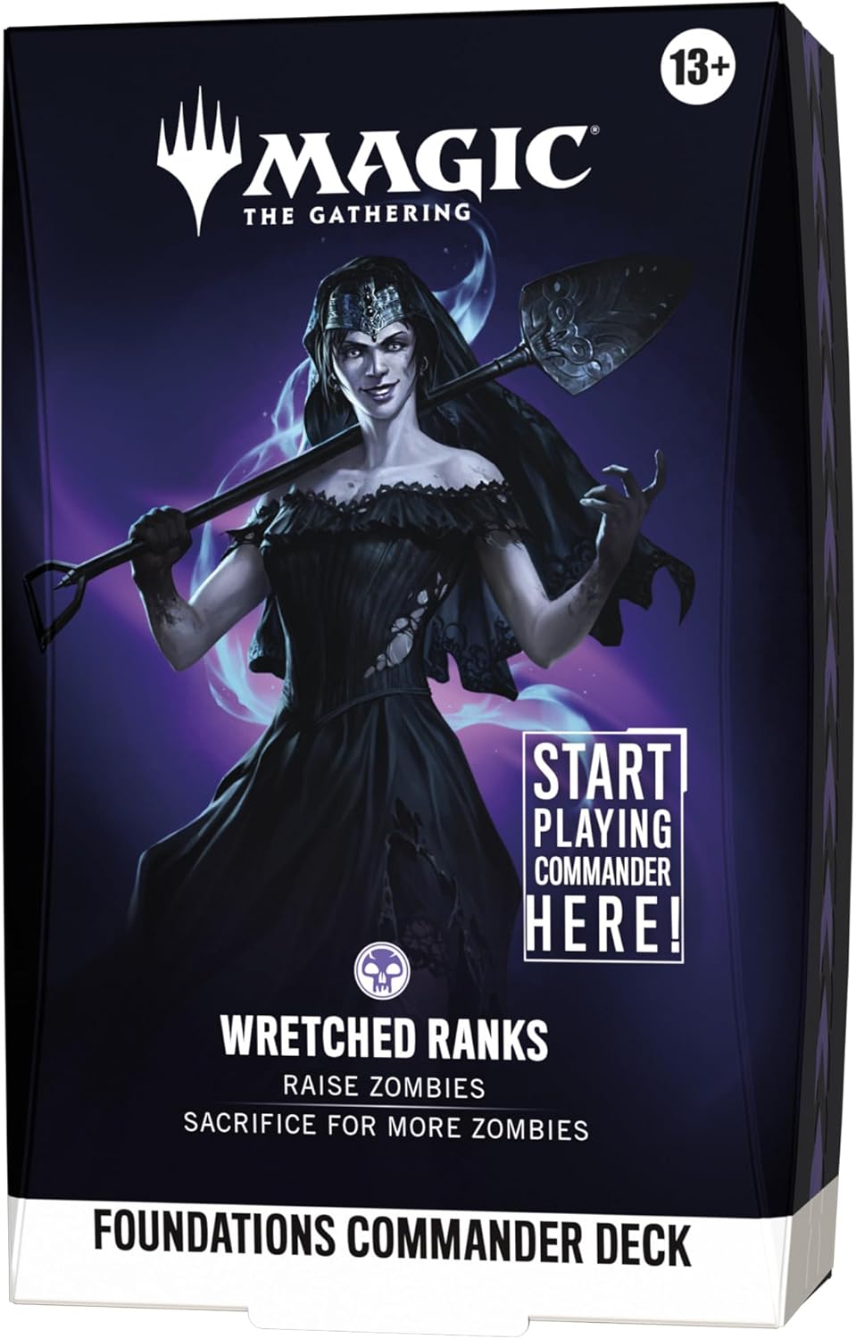 Magic: The Gathering Foundations Commander Deck - Wretched Ranks - 100-Card Deck + Accessories - Presale Ships 10/02/2026