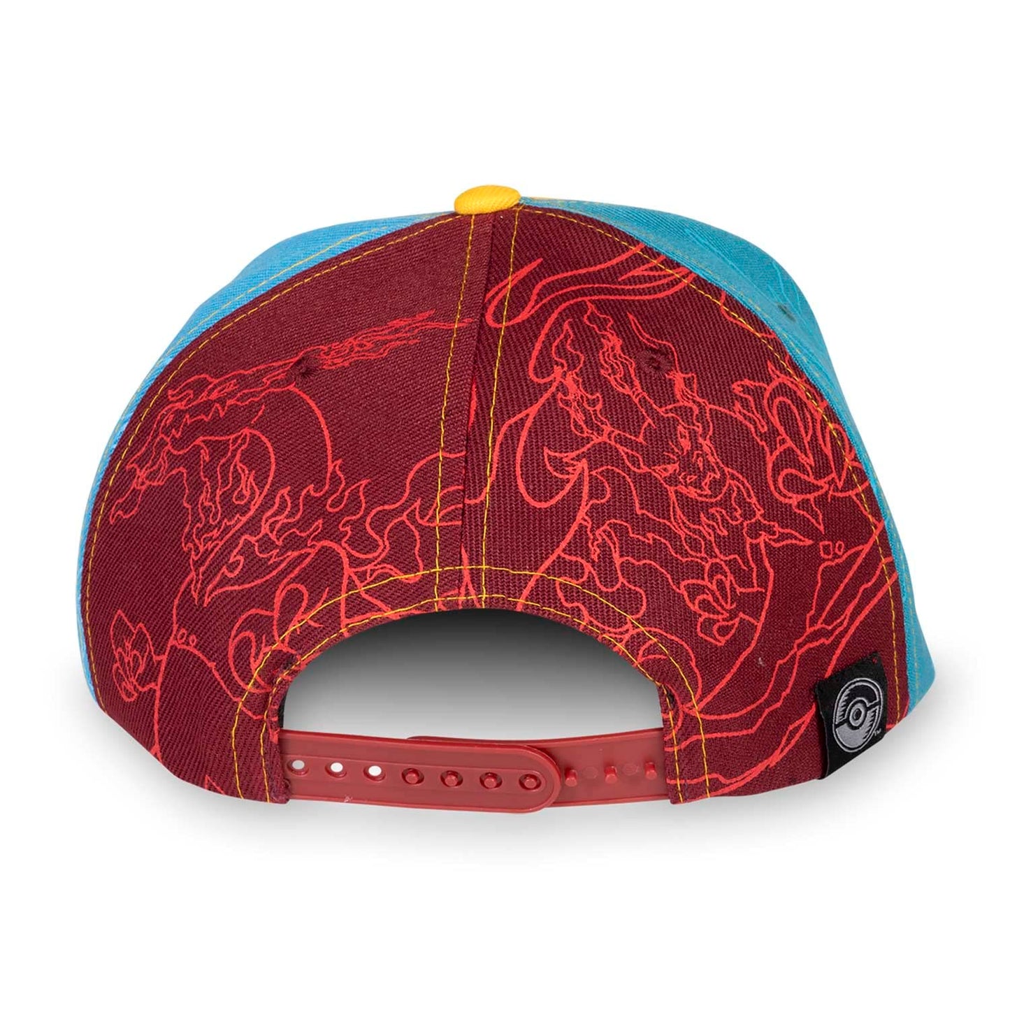 Pokemon Center Forms of Charizard Flat-Bill Hat (One Size-Adult) Red