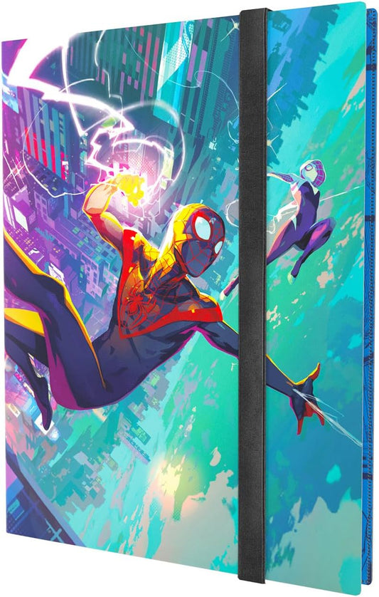Gamegenic Magic: The Gathering Marvel's Spider-Man 18-POCKET ALBUM - Officially Licensed Card Binder Featuring Spider-Man & Spider-Gwen, Holds 360 Sleeved Cards, Side-Loading Pages & Elastic Strap