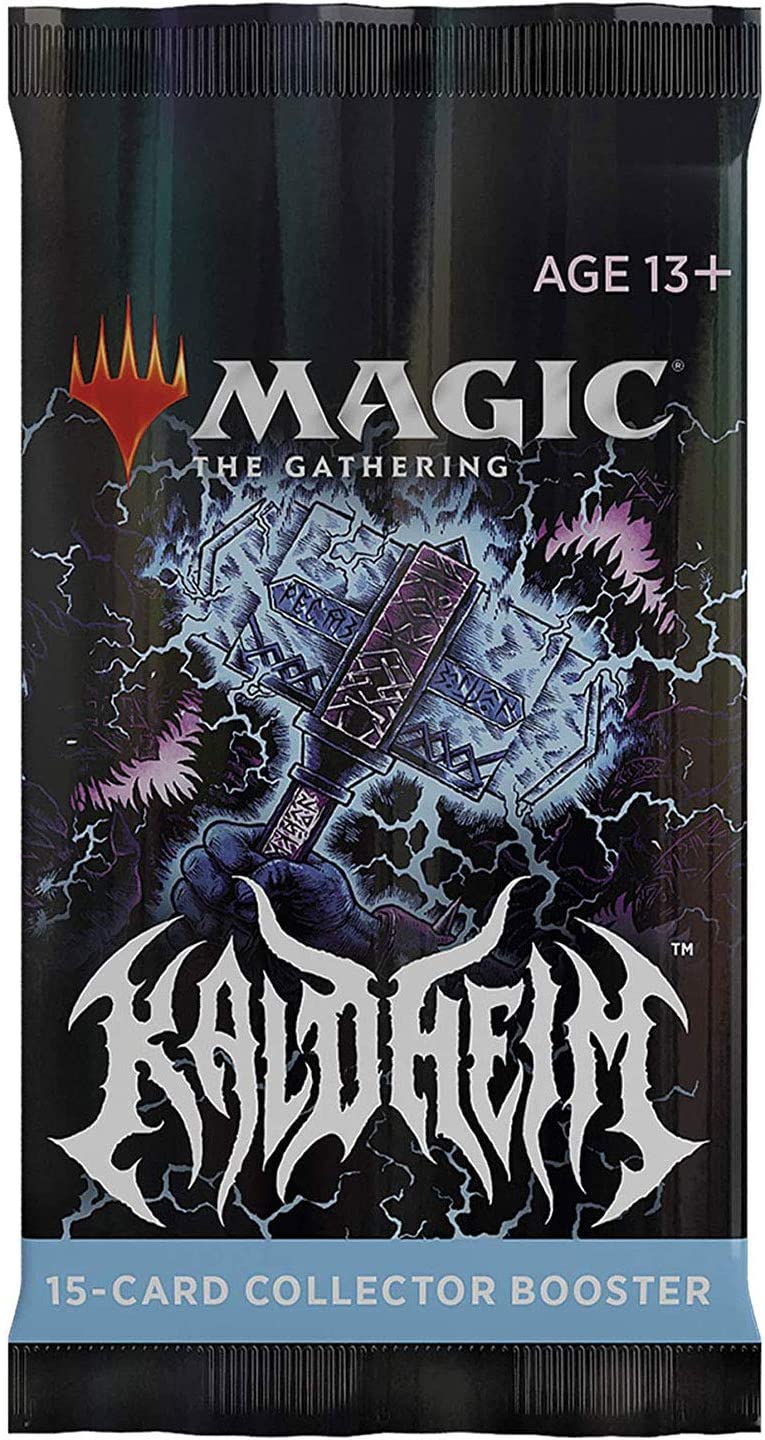 Magic: The Gathering Collector Booster Pack Lot - Kaldheim - 3 Packs