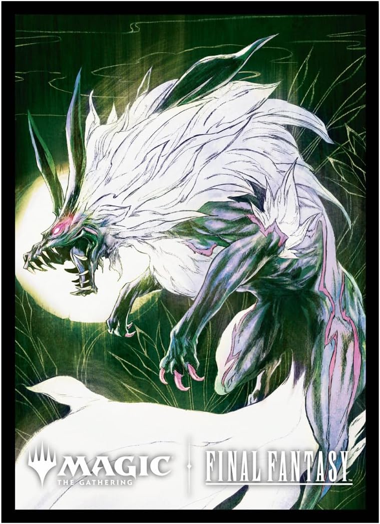 Ultra PRO - Final Fantasy x Universes Beyond Summon Fenrir 100ct Deck Protector Sleeves for Magic: The Gathering | Trading Card Accessories, Collectible Card Game Gear, Final Fantasy Collectibles