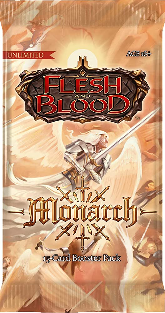 Legend Story Studios Flesh & Blood TCG: Monarch Unlimited Ed - Booster Pack(FAB2101U)
