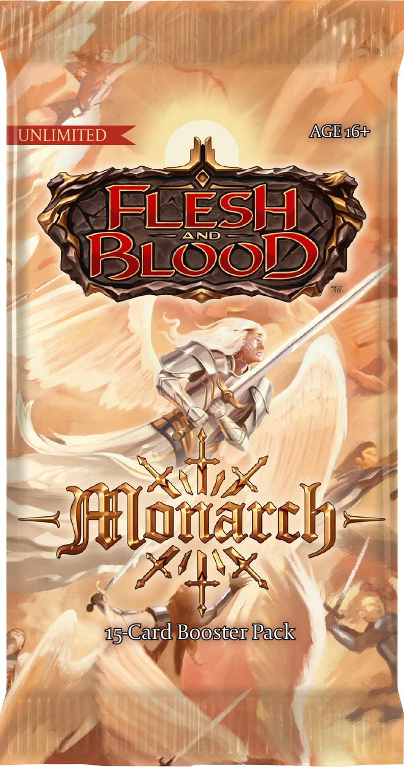 Legend Story Studios Flesh & Blood TCG: Monarch Unlimited Ed - Booster Pack(FAB2101U)