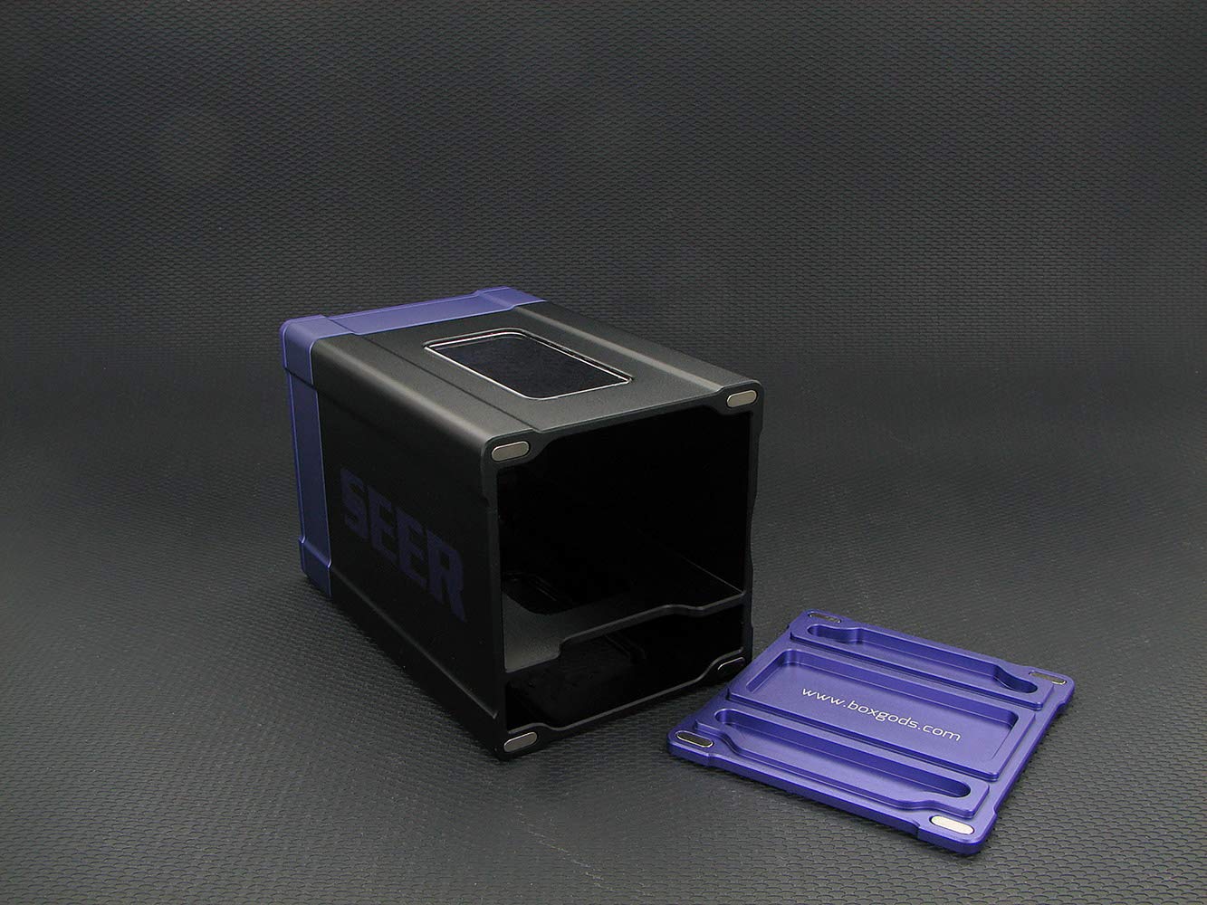 Purple Satin Seer Box Gods Premium High Strength Deck Box Case Protector