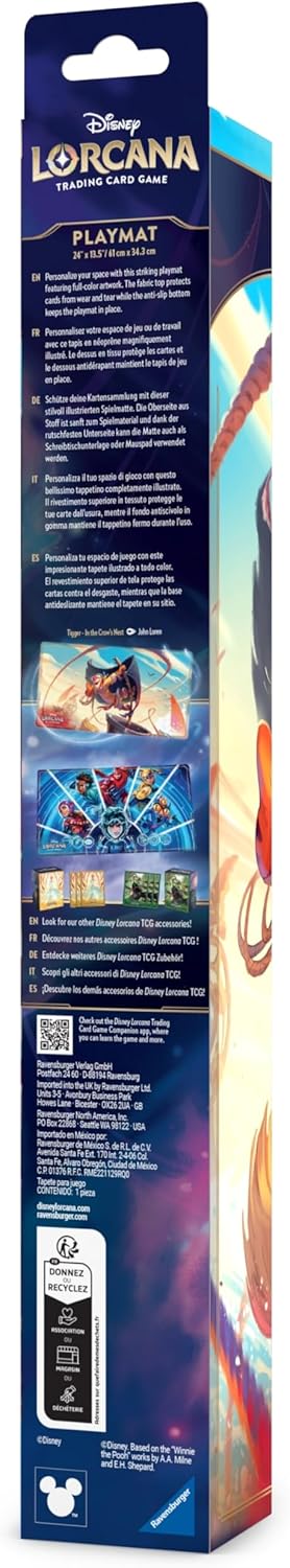 Ravensburger Disney Lorcana TCG: Archazia's Island Playmat featuring Tigger - In The Crow's Nest | Protects Cards | Versatile Game, Desk, or Mouse Pad | Durable Non-Slip Surface | Suitable for Ages 8+