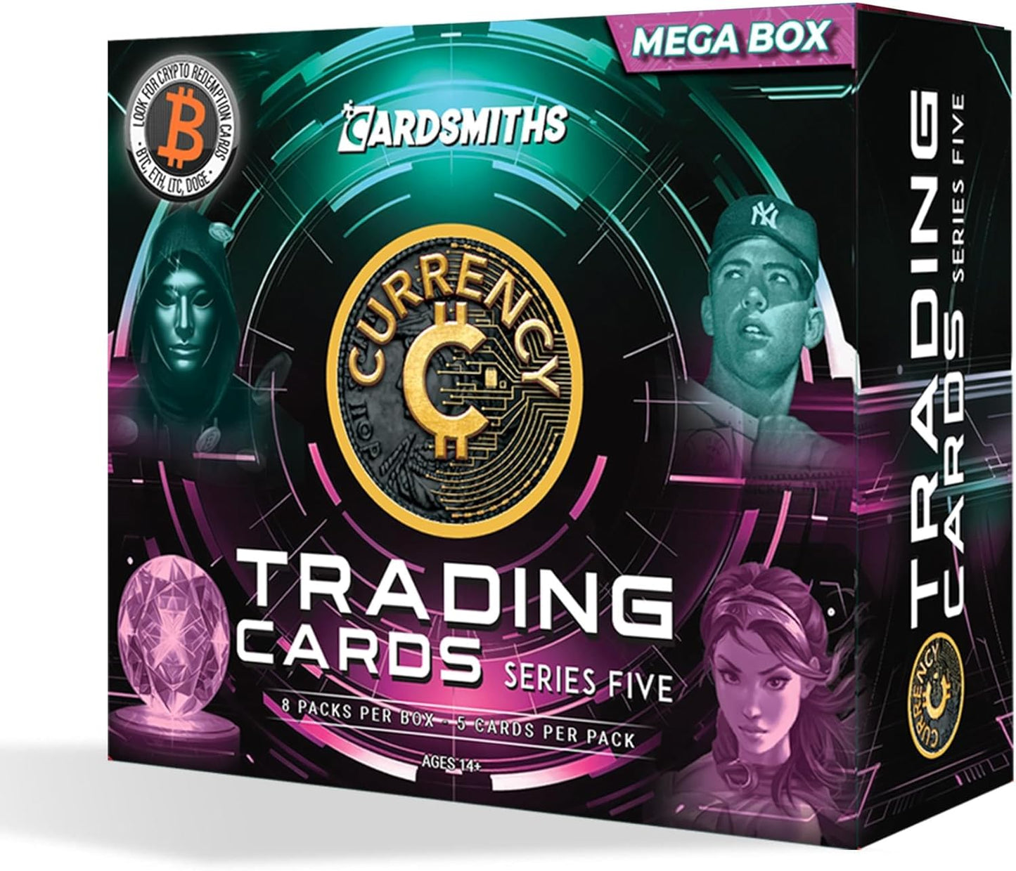 Cardsmiths Currency Series 5 Trading Cards Mega Box - 8 Packs