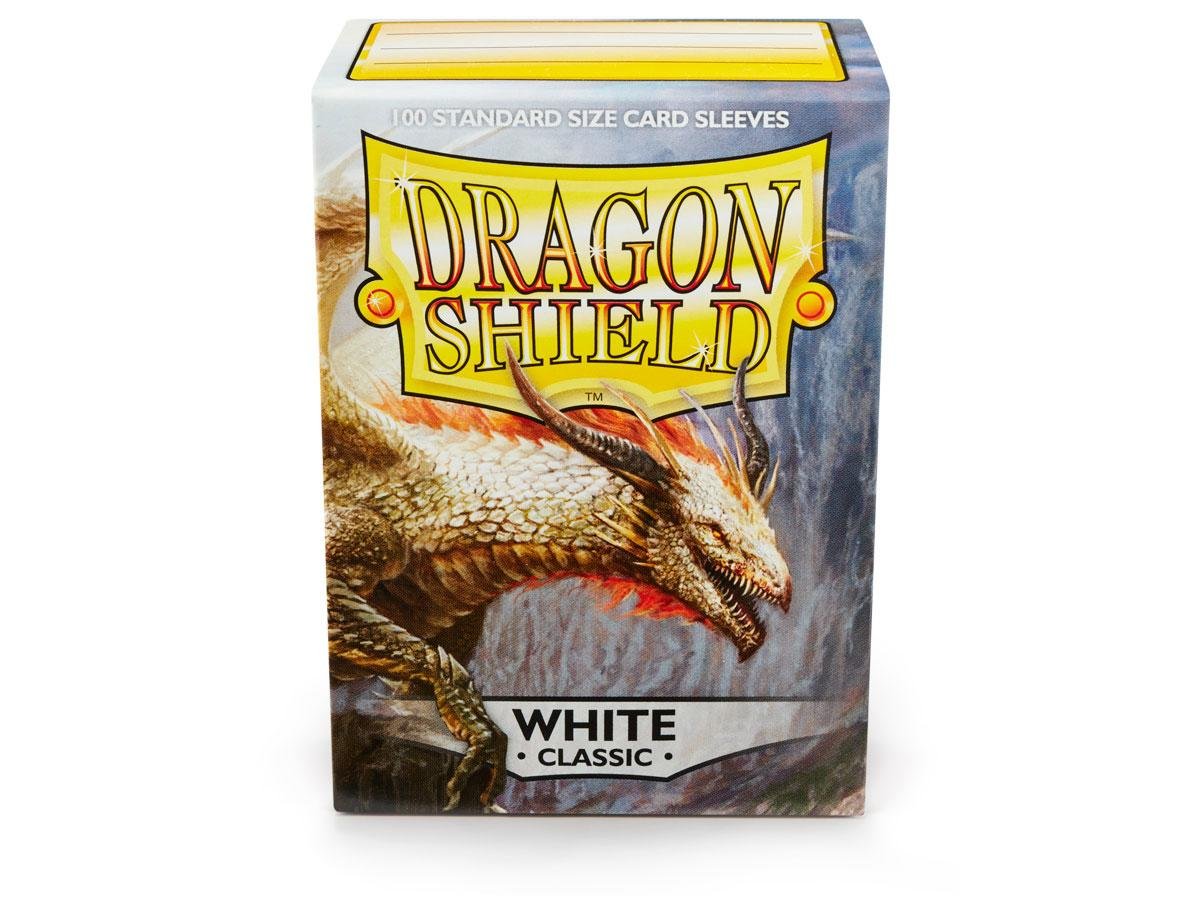 Dragon Shield Classic White Standard Size 100 ct Card Sleeves Individual Pack