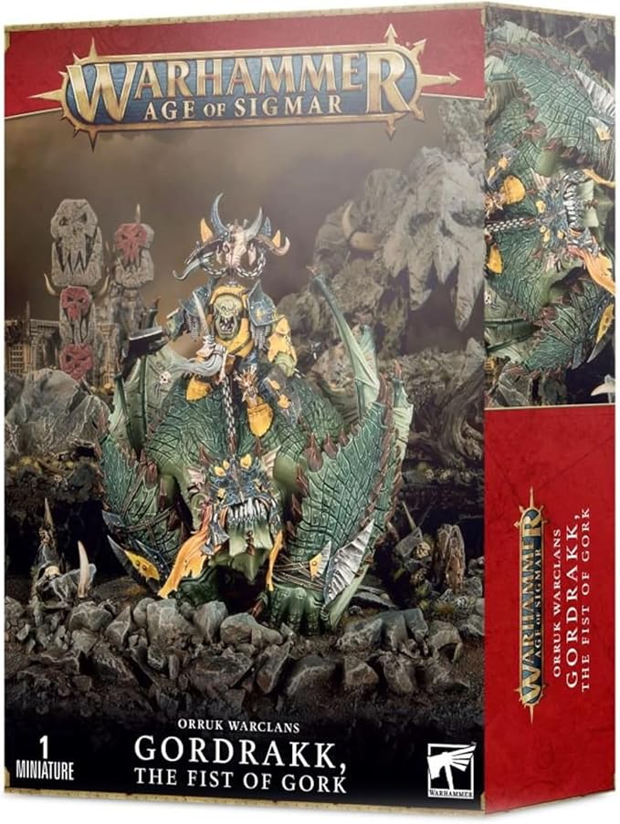 Games Workshop - Warhammer Age of Sigmar - Orruk Warclans - Ironjawz - Gordrakk, the Fist of Gork/Megaboss on Maw-Crusha
