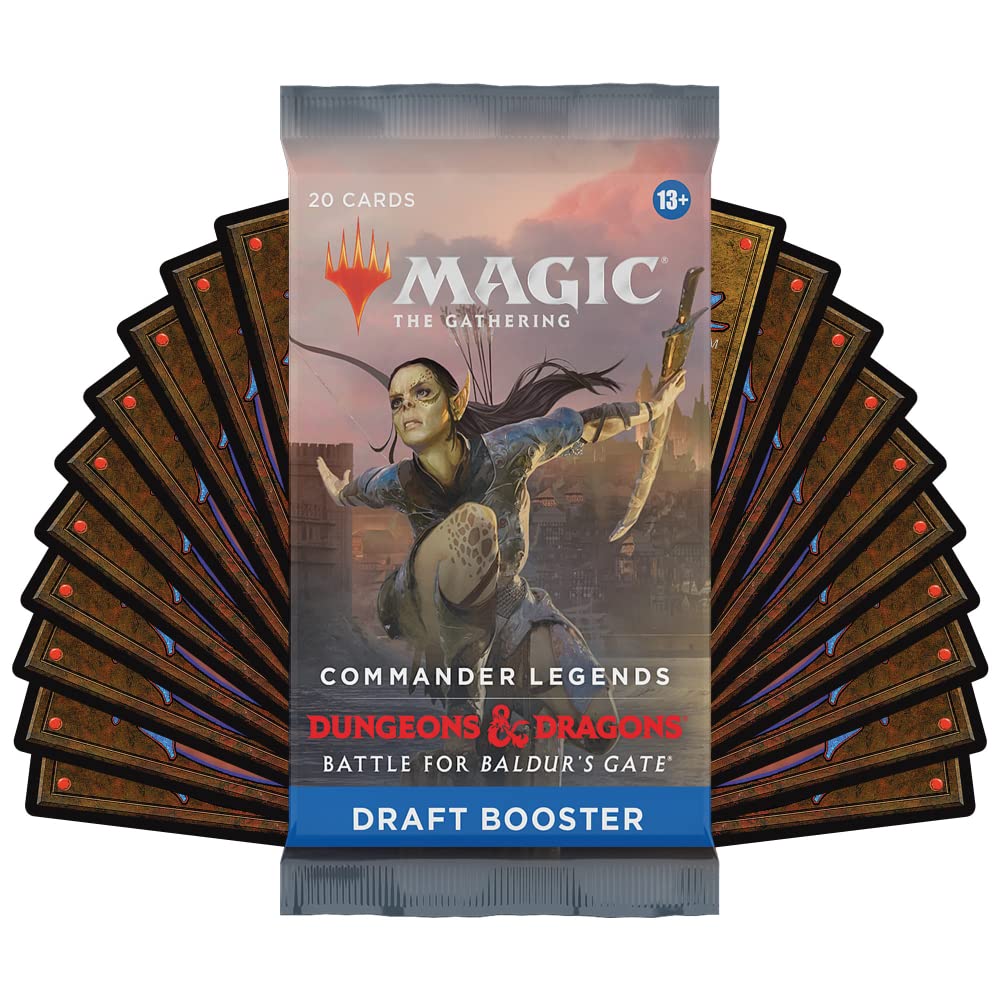 Magic: The Gathering Commander Legends: Battle for Baldur’s Gate 3-Booster Draft Booster Packs | 60 Magic Cards