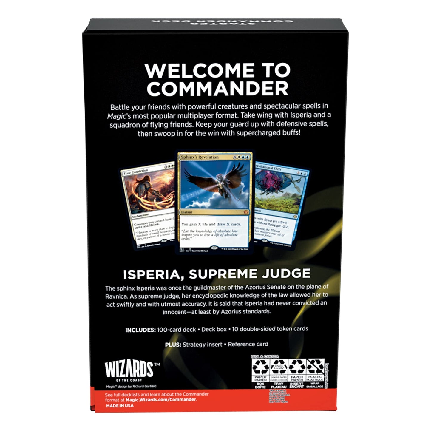 Magic: The Gathering Starter Commander Deck – First Flight (White-Blue)