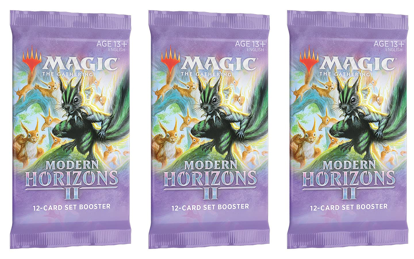 3 Packs Magic: The Gathering Set Booster Pack Lot MTG Modern Horizons 2