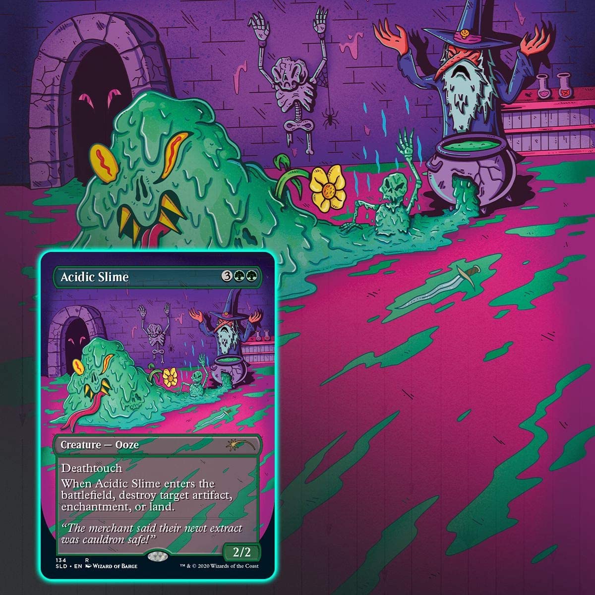 Magic: The Gathering Secret Lair - Non-Foil Edition - Prime Slime