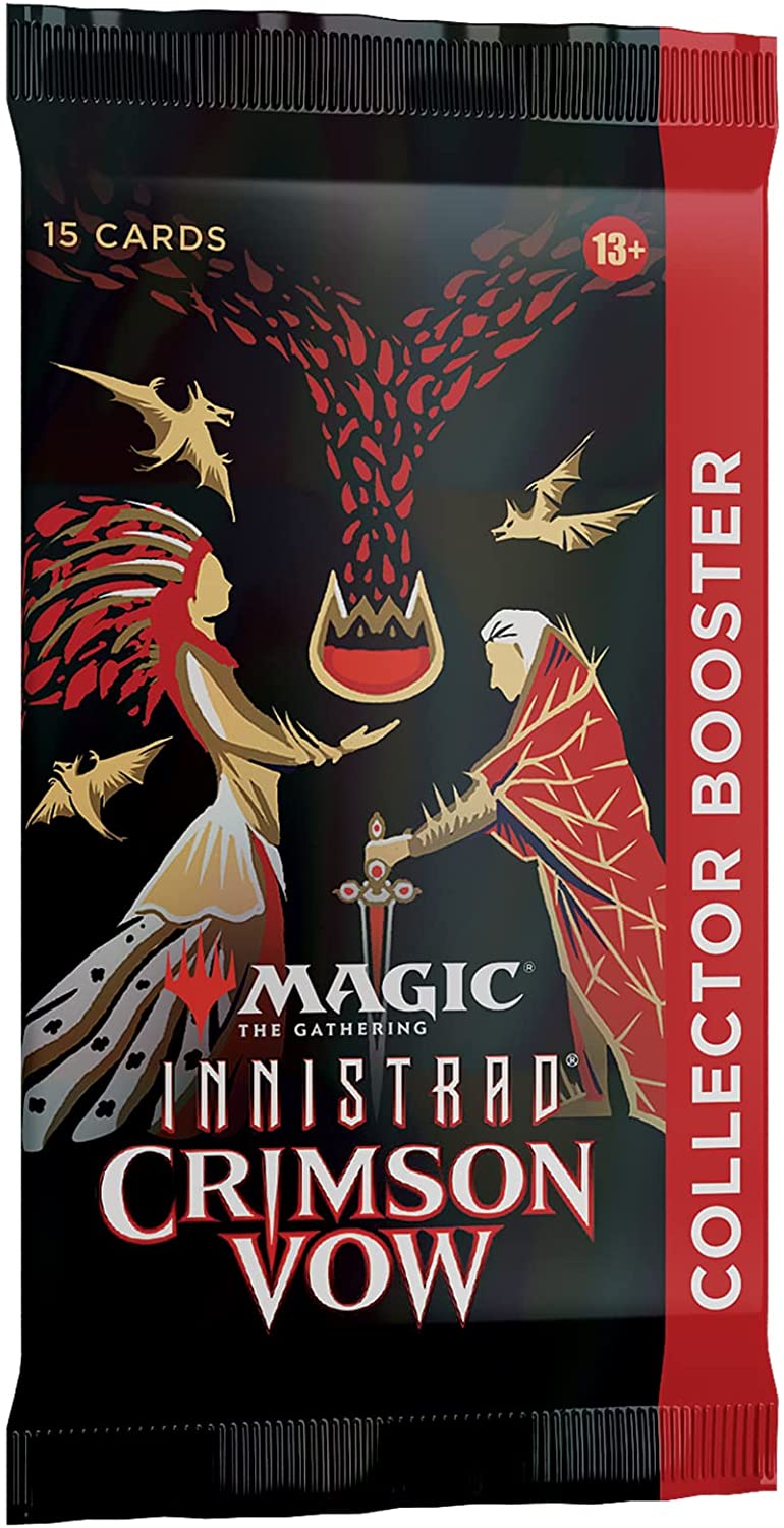 Magic: The Gathering Collector Booster Pack Lot - Innistrad: Crimson Vow - 3 Packs