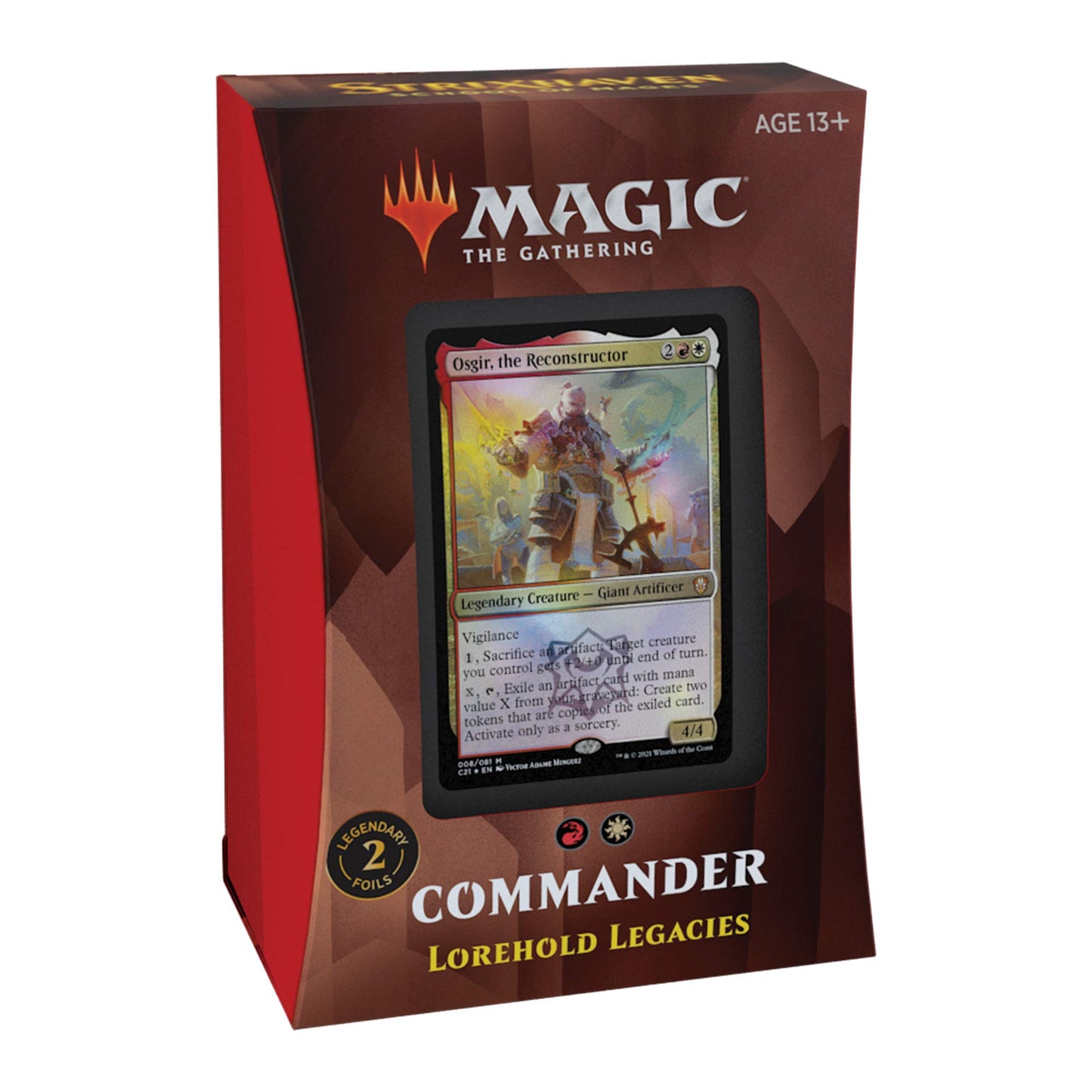 Magic The Gathering Strixhaven Commander Deck Lorehold Legacies (Red-White)