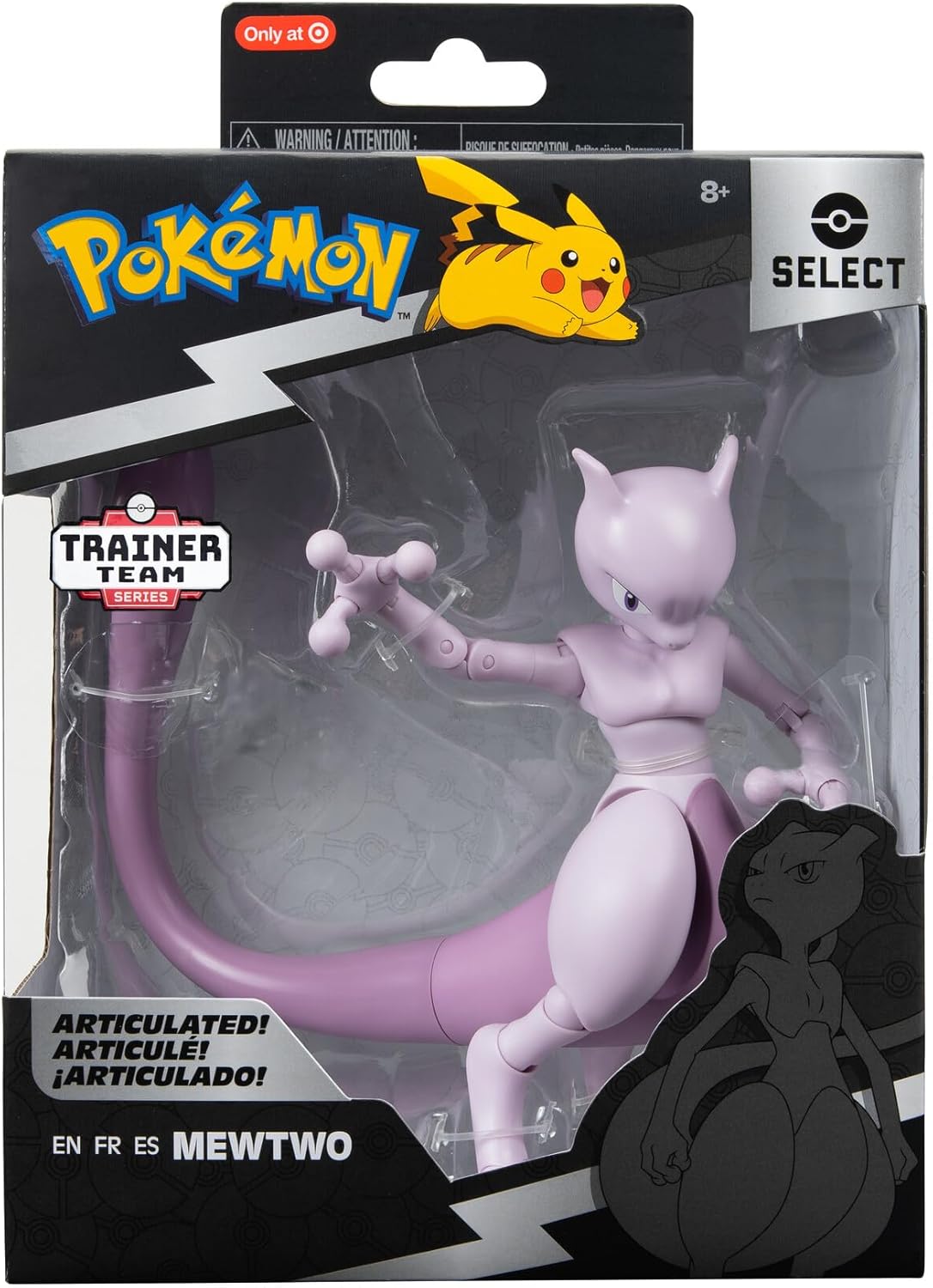 Pokémon Select Mewtwo - 6-Inch Super-Articulated Figure with Over 15 Points of Articulation