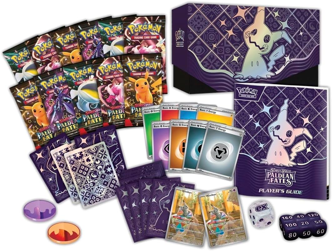 Pokemon TCG: Scarlet & Violet - Paldean Fates Pokemon Center Elite Trainer Box (Mimikyu)