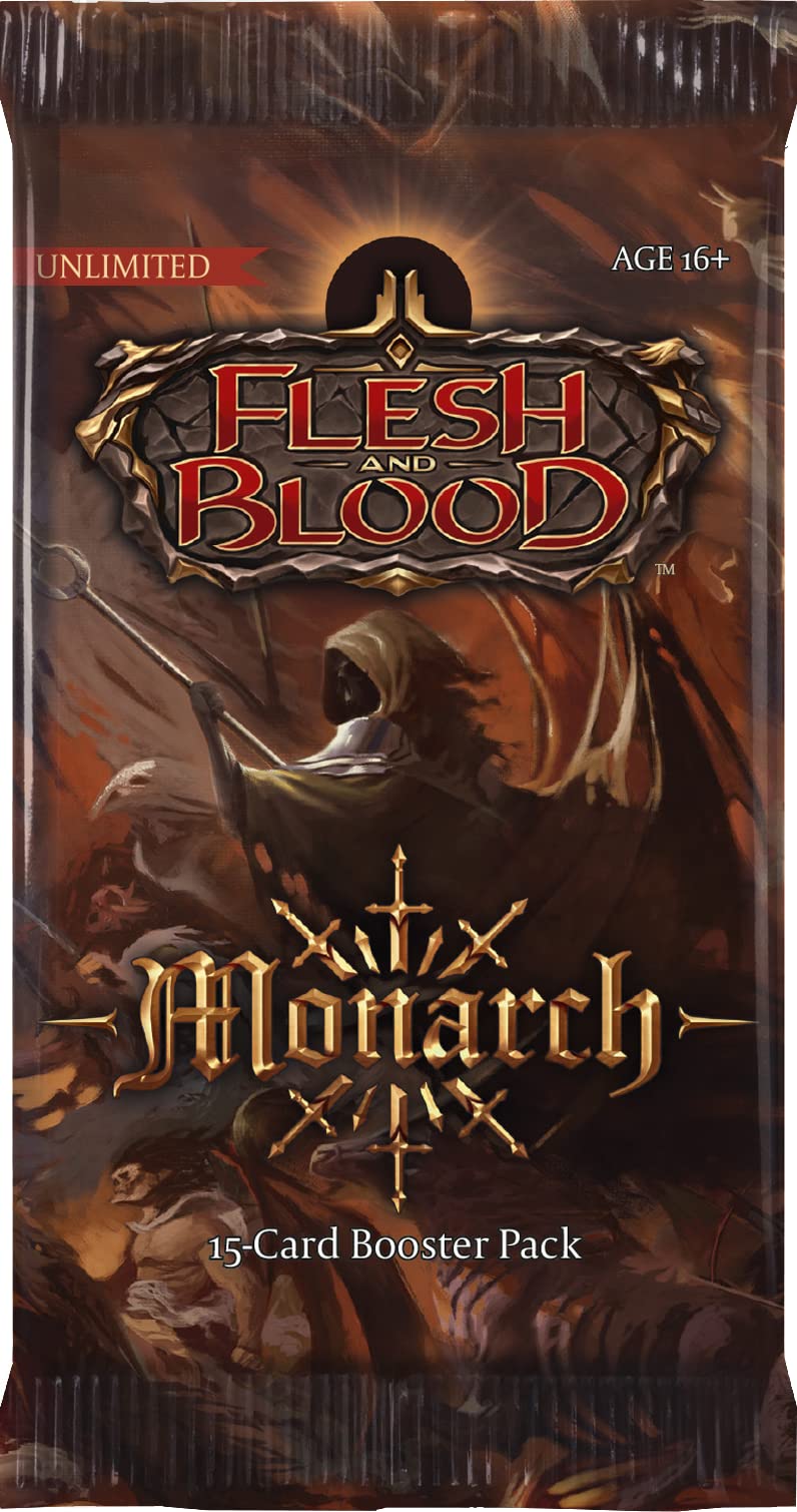 Legend Story Studios Flesh & Blood TCG: Monarch Unlimited Ed - Booster Pack(FAB2101U)