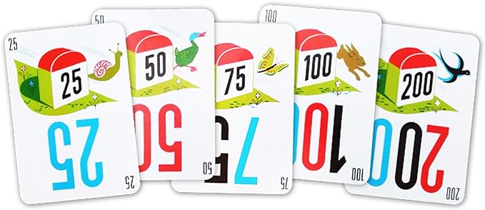 Mille Bornes Classic Racing Game, 2-6 Players, Ages 7 and Up, 20 Minute Playtime