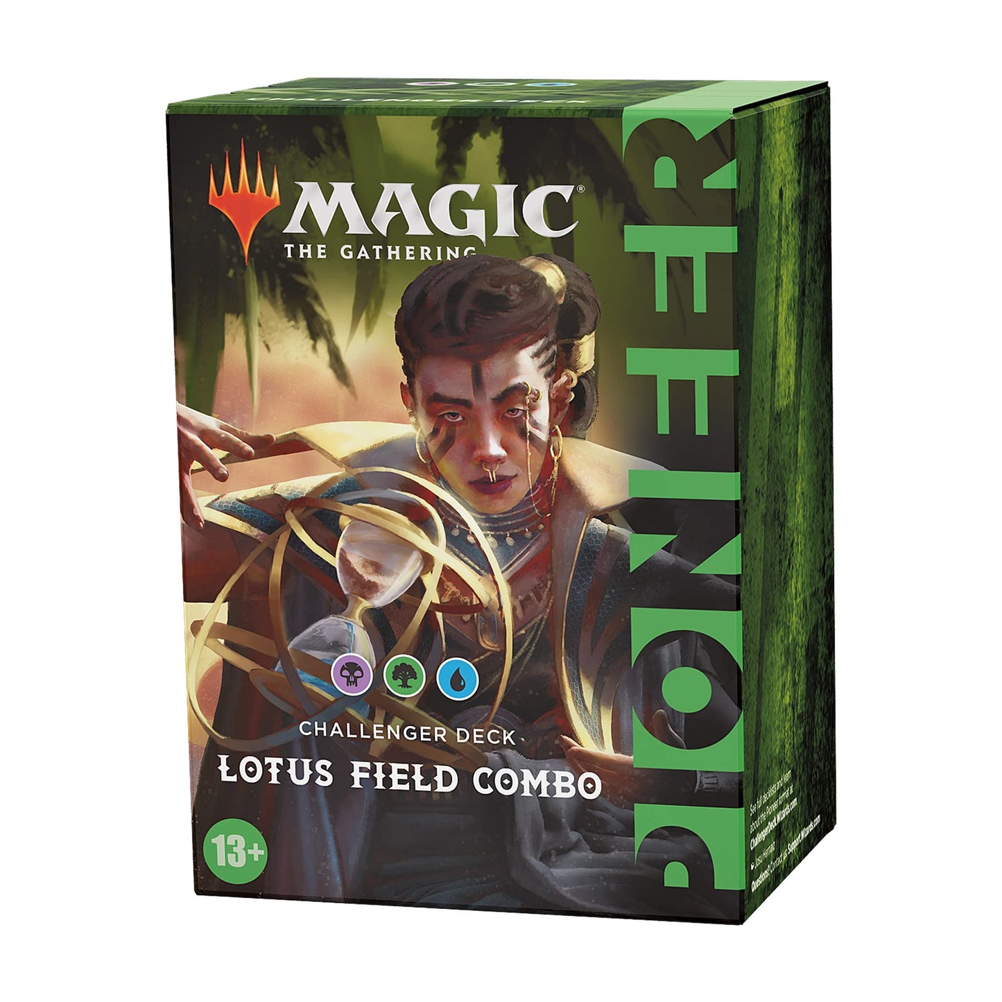 Magic: The Gathering Pioneer Challenger Deck 2021 Lotus Field Combo (Black-Green-Blue)