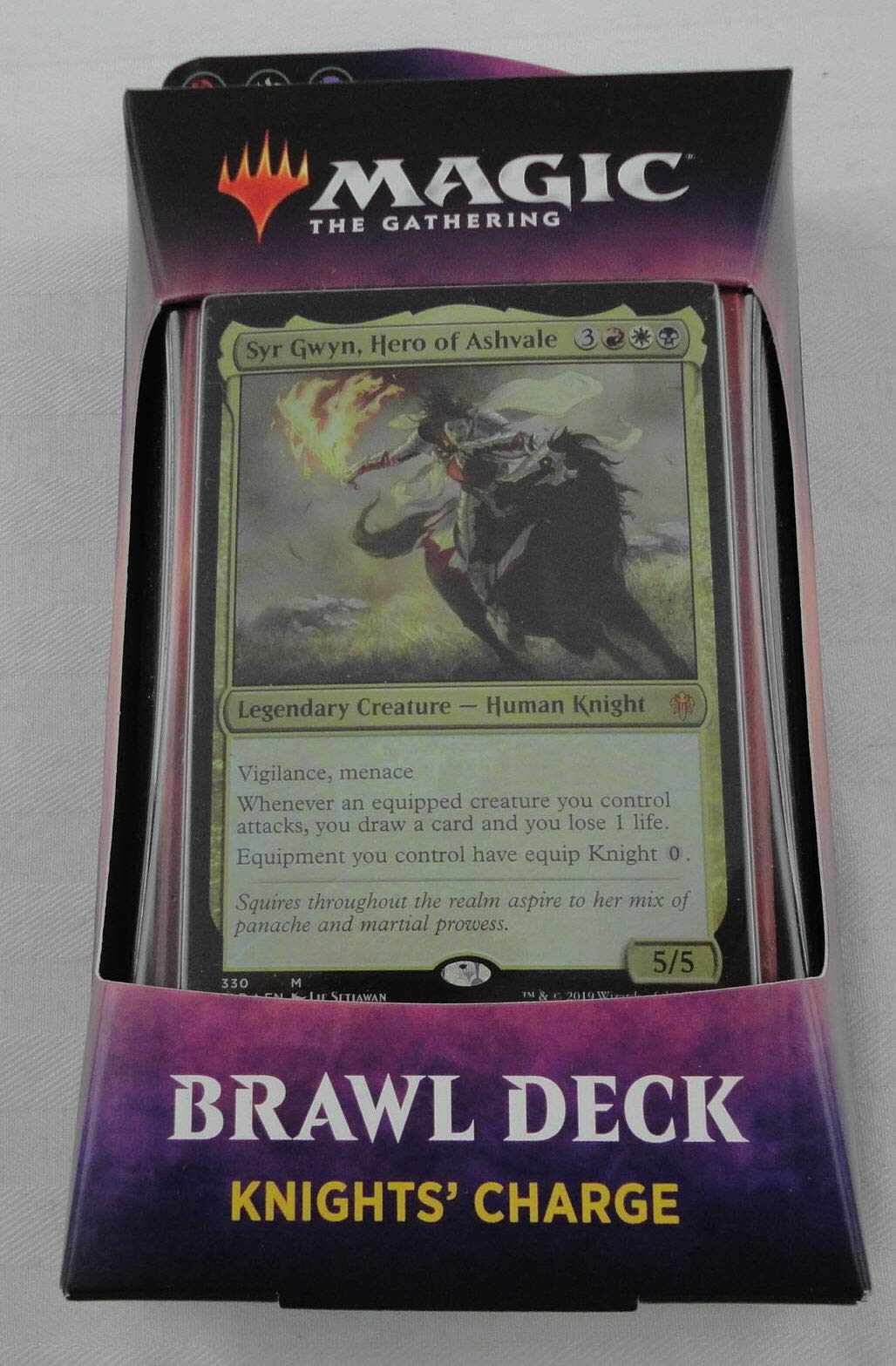 Magic the Gathering MTG Throne of Eldraine Knights' Charge Brawl Deck