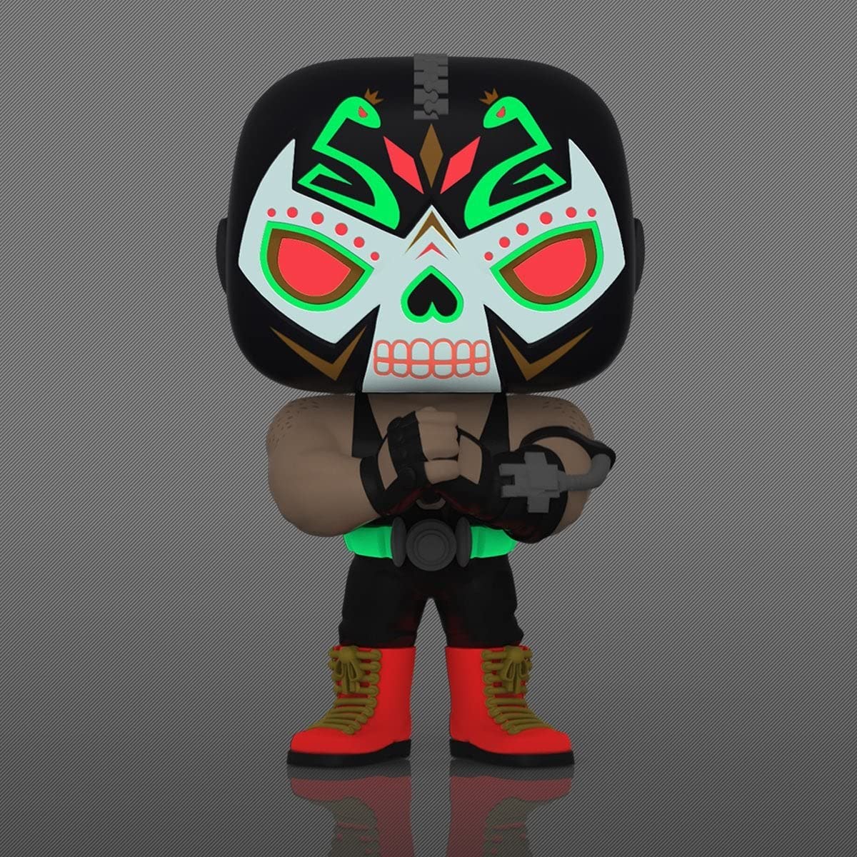 Funko POP! Heroes Dia De Los DC Bane 3.75" Glow-in-The-Dark Vinyl Figure (#412)