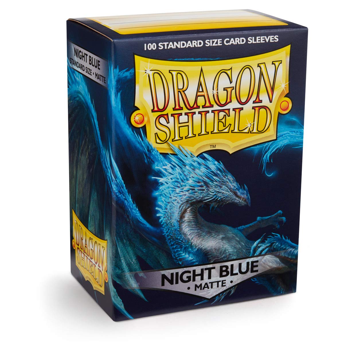 Dragon Shield Standard Size Sleeves – Matte Night Blue 100CT - Card Sleeves are Smooth & Tough - Compatible with Pokemon, Yu-Gi-Oh!, & Magic The Gathering Card Sleeves – MTG, TCG, OCG