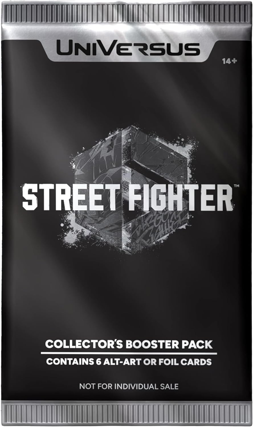 UniVersus: Street Fighter 6: Challenger Series - Chun-Li & Jamie - Deck Building Card Game, Ready to Play Character Deck, 6 Foil-Alt Art Booster Cards