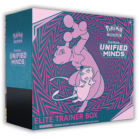 Pokemon TCG: Sun & MoonUnified Minds Elite Trainer Box | 8 Booster Pack | A Collector's Box, Multicolor