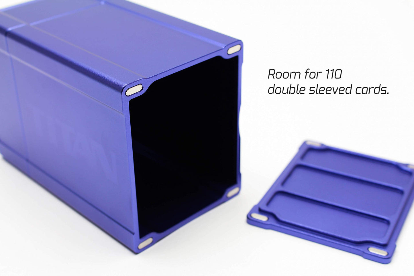 Purple Satin Titan Solid Box Gods Premium High Strength Deck Box Case Protector