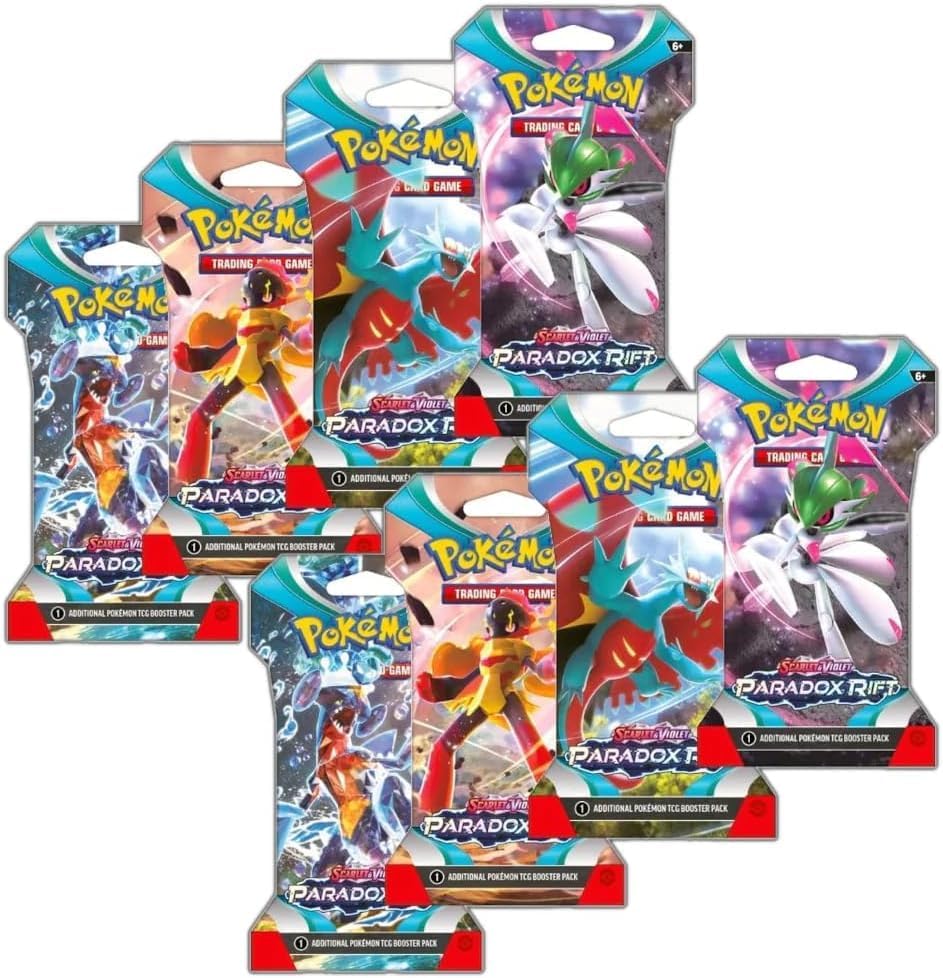 Pokemon TCG: Scarlet & Violet—Paradox Rift (8 Packs) Sleeved Booster Packs