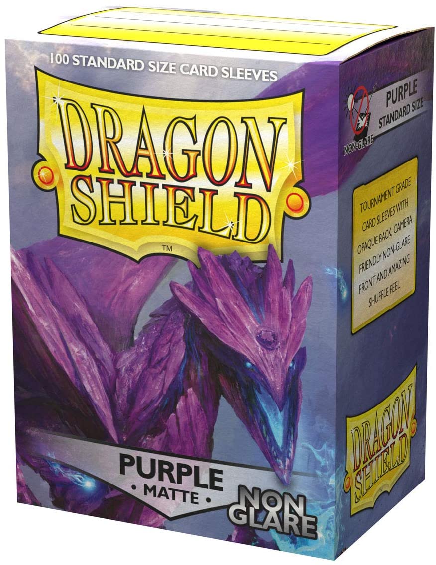 Dragon Shield 100ct Standard Card Sleeves - Non-Glare Matte Clear